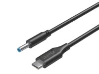 Unitek UCL USB-C to DC Cable 1.8m 65W for HP 4.5x3.0mm C14117BK