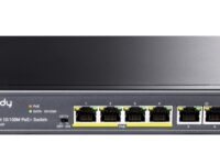 Cudy FS1006P 4-Port FE PoE Switch + 2 FE Uplink 60W with UK Plug