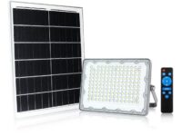 GBC ON LED PRO 200 Solar LED Floodlight with Panel and Remote Control 200W