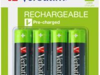 Verbatim Rechargeable AA 2500mAh Batteries (4pcs)