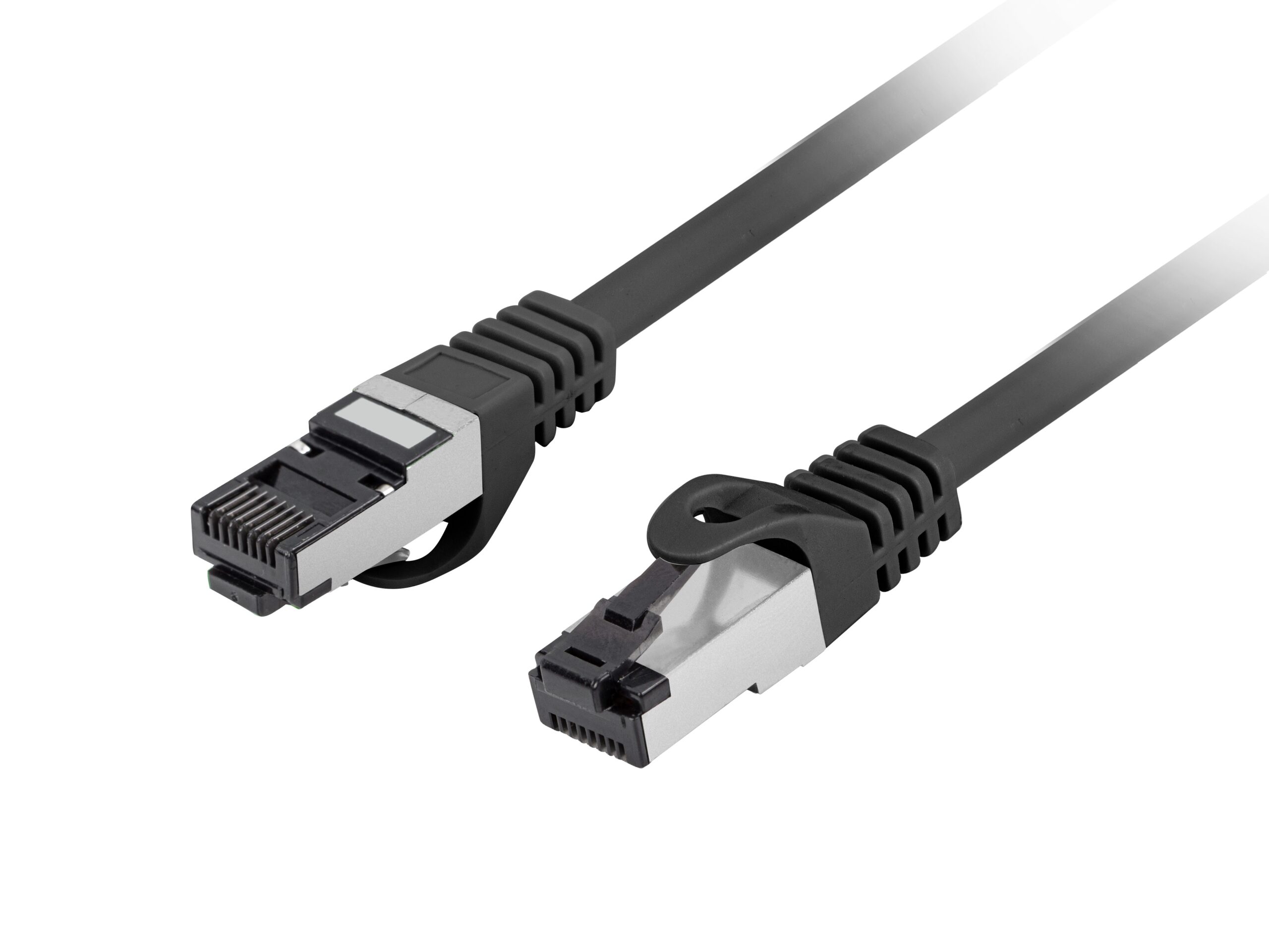 Lanberg Patch Cable CAT8.1 S/FTP CU LSZH 0.25m Black