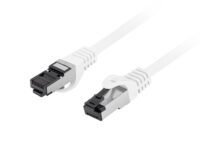 Lanberg Patch Cable CAT8.1 S/FTP CU LSZH 0.5m White