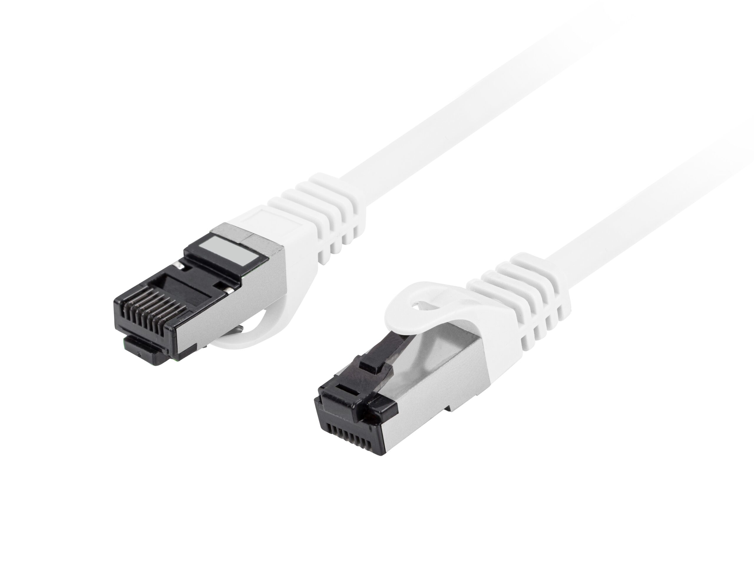 Lanberg Patch Cable CAT8.1 S/FTP CU LSZH 0.5m White