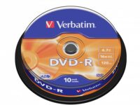 Verbatim DVD-R 4.7GB 16X 10-Pack Spindle Matt Silver 43523