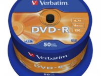 Verbatim DVD-R 4.7GB 16X 50-Pack Spindle Matt Silver 43548