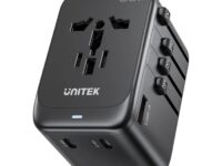 Unitek Charge Wall 65W Travel Adapter 3xUSBC+USBA Black P1122A