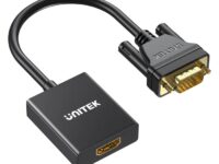 Unitek Converter VGA to HDMI Adapter w/Audio & Power Port