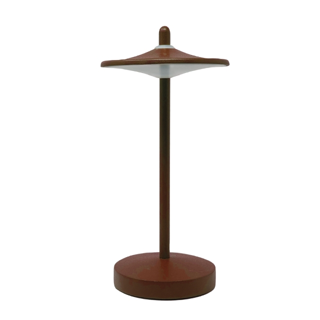KELU SAKE USB-C Rechargeable IP44 Aluminium Lamp 130LM Corten