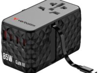 Verbatim Universal Charger Travel Adapter USB-C Retractable Cable 85W CNT-02