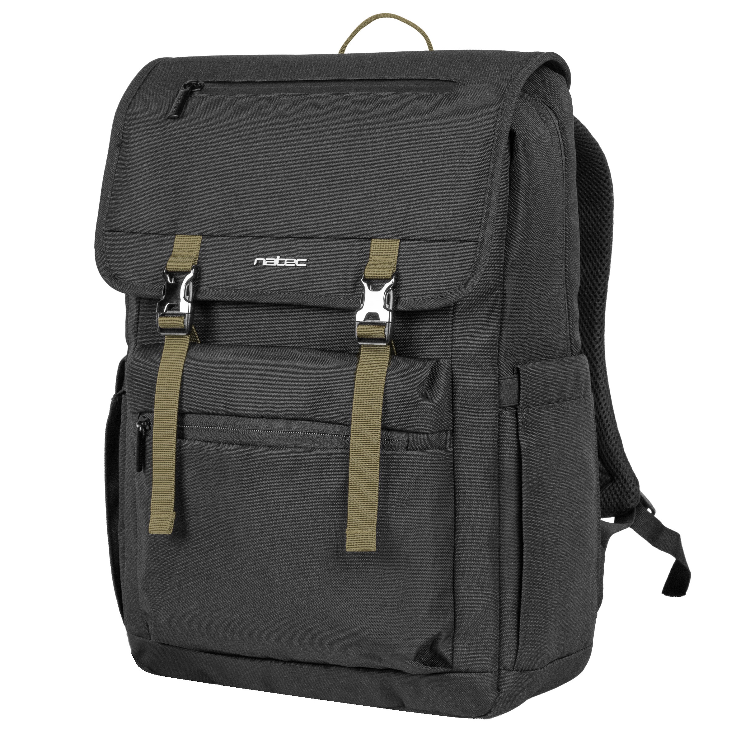 Natec Laptop Backpack 15.6'' 18L Black Green NIALA