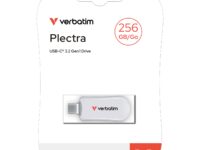 Verbatim USB Drive 3.2 PLECTRA USB-C 256GB White