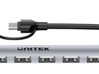 Unitek USB-A Hub 7-Port USB2.0 with 0.15m cable H1209A