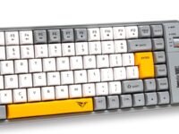 Alcatroz Keyboard & Mouse 2.4G+BT Combo 84K Tetriz Air 300C Summer White