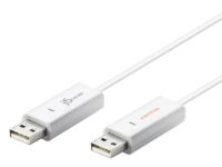 j5create Wormhole Switch USB Transfer Cable KM & FIle Sharing between Mac and Windows Devices JUC400