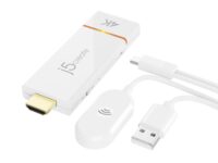 j5create JVAW76 Screencast Wireless 4K HDMI Display Adapter Miracast/AirPlay USB Powered 2.5 & 5.8 GHz