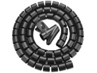 Unitek Cable Organizer Spiral Wrap with Clamp 22 mm 25.0m OT1102ABK-25M
