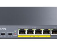 Cudy Switch PoE Gigabit 4PoE + 1GbE Uplink 30W GS105P