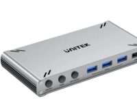 Unitek KVM HDMI Switch USB-C 10Gbps Split-Screen 5-Port Hub D1118A