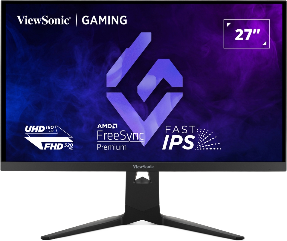 Viewsonic Monitor Gaming XG 27'' DualMode 4K@160Hz/FHD@320Hz USB-C/HDMI/DP XG275D1-4K