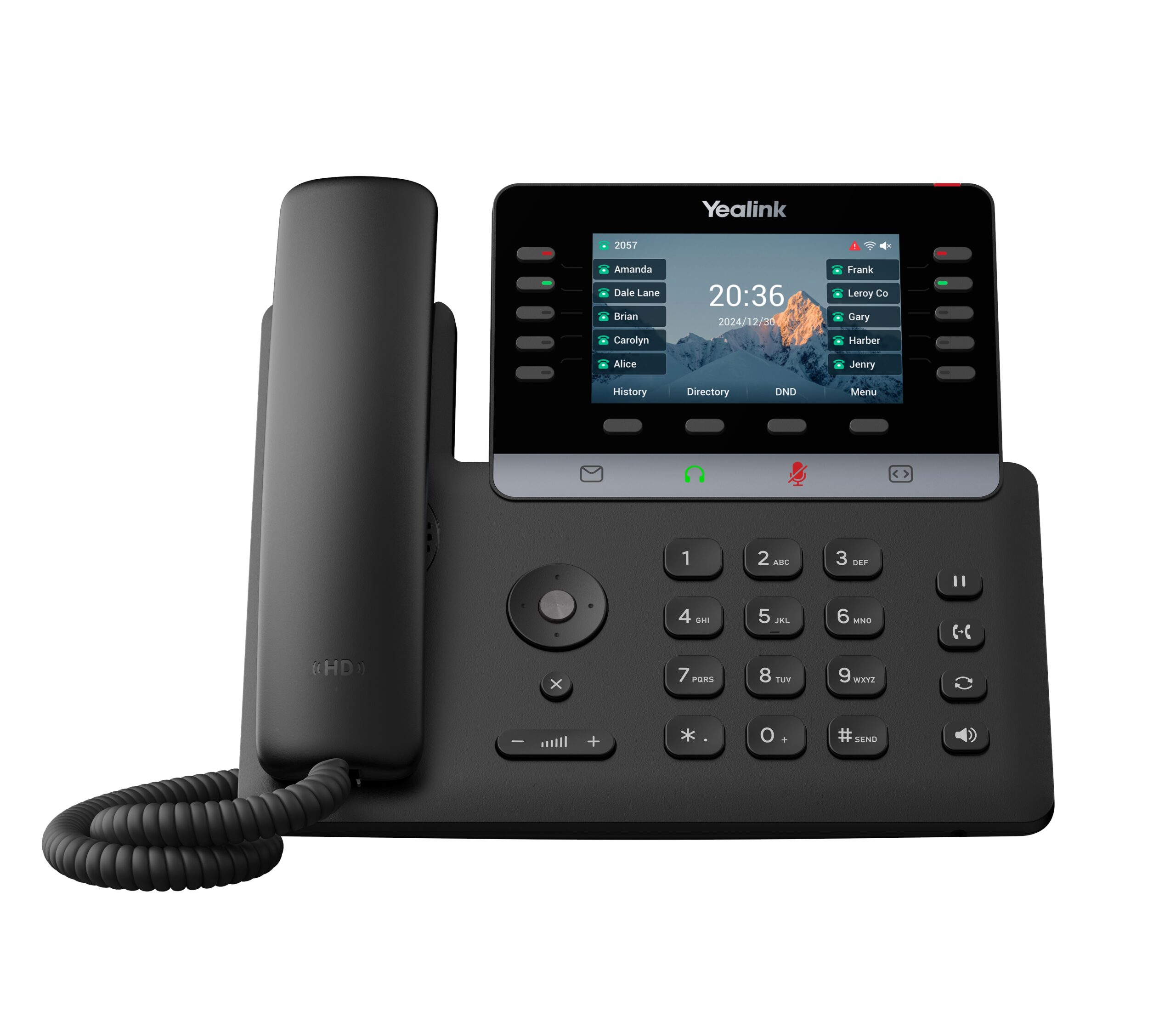 Yealink IP Phone Desktop PoE 4.3'' Gigabit