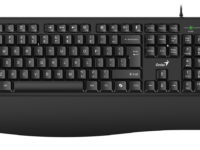 Genius Keyboard Wired AI with Palm Rest KB-123 English