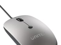 Unitek Mouse Wired USB-A SlimTrack T060 Space Grey