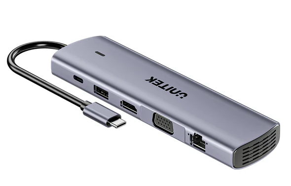 Unitek D1113B USB-C Hub USB3.0 HDMI/VGA