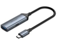 Vention Converter USB-C M to USB-A F & 100W PD CCBHB