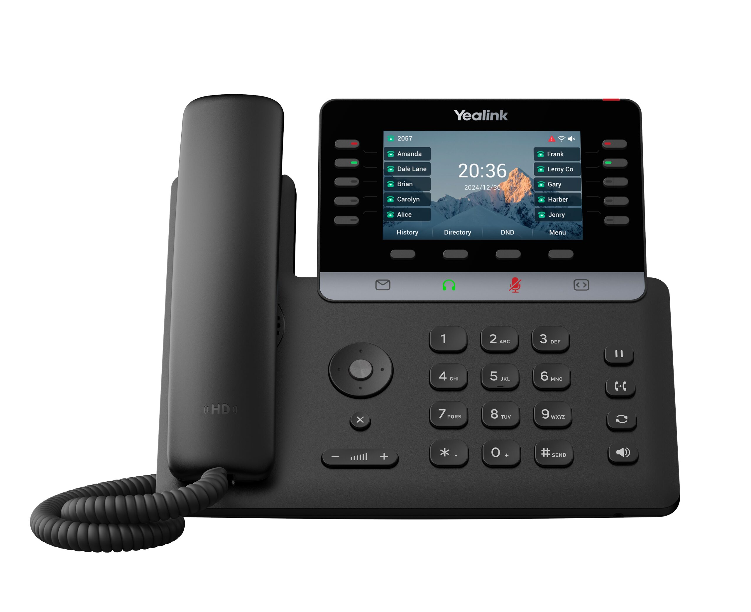 Yealink IP Phone Desktop PoE 4.3'' Gigabit