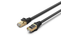 Unitek Network Patch Cable CAT7 Flat SSTP CU Black 3.0m C1897BK-3M