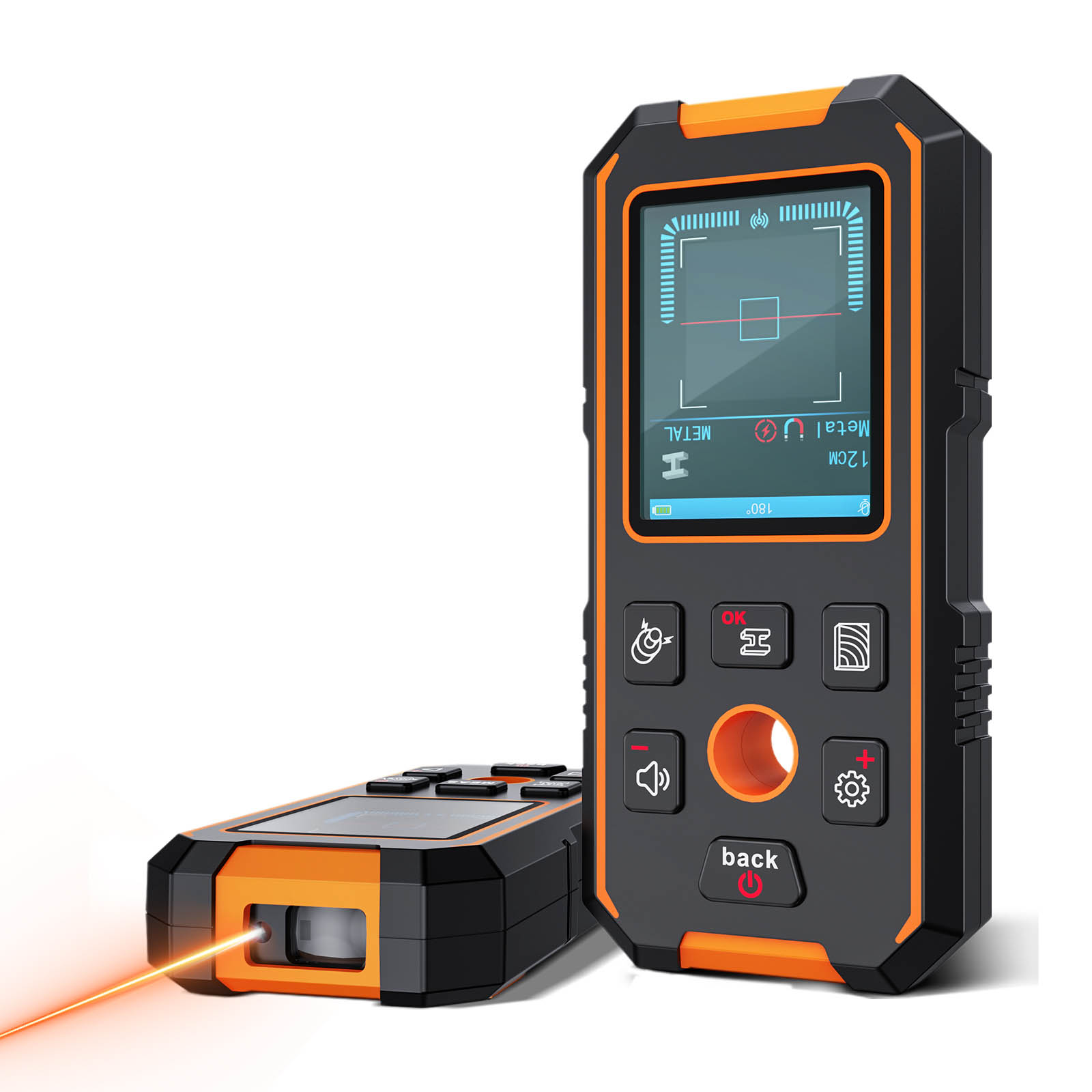 Noyafa Multifunctional Wall Detector / Stud Finder detect metal, wood, and live wires NF-513S