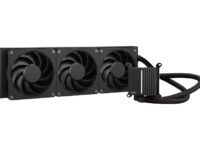 ASUS CPU Liquid Cooler ProArt Triple Alphacool Apex Stealth Triple Fans Illuminated System Status Meter LC 360 Black