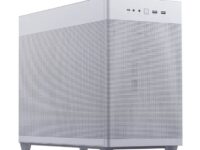 ASUS PC Case Prime mATX Quasi-Filter Mesh Tool-Free Side Panels 1x Pre-Installed Fan USB-C AP201 Mesh White