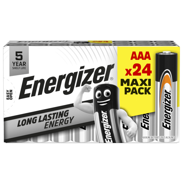 Energizer Batteries Alkaline AAA (24pcs) Alkaline Everyday