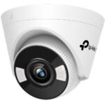 TP-LINK NETWORK CAMERA OUTDOOR TURRET VIGI, 3MP FULL-COLOR, 2.8mm FIXED LENS, SMART DETECTION, REMOTE MONITORING, SMART VIDEO CODING, MIC, LAN, PoE/12V DC, WATERPROOF, 2YR