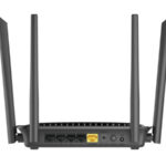 DLINK ROUTER WIRELESS AC1200, CLOUD, 4 x LAN PORTS, 1x WAN PORT, 4 EXTERNAL ANTENNAS, GUEST ZONE, UK PLUG