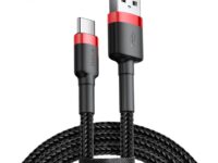 Baseus Cafule Braided Type-C Cable 2A 3m Black