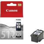 CANON INK CARTRIDGE BLACK PG-512 FOR IP2700, MP250, MP280, MP270, MX320, MX340, MX350, MP480, MP260