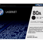 HP TONER BLACK, HP 80A, FOR PRINTERS MONOCHROME LASERJET M401, M425 SERIES - 2.700 PAGES