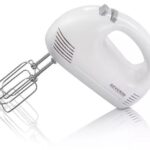 SEVERIN FOOD MIXER, 5 SPEEDS, 200W, 2 STAINLESS STEEL WHISKS & DOUGH HOOKS, RELEASE BUTTON, TURBO FUNCTION, WHITE