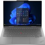 LENOVO NOTEBOOK THINKPAD X1 2 IN 1 G10 AURA EDITION, INTEL ULTRA 7 265U, 2.1-5.3GHz/12MB, 12C, 12TOPS, 64GB, 1TB, INTEL GRAPHICS, 14' WUXGA 1920x1200 IPS 500NITS 60Hz TOUCH, WIFI7, BT, USB-A, USB4, HDMI, WIN 11 PRO, 3YW, GREY