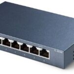 TP-LINK SWITCH 8PORTS GIGABIT LAN PORTS, UNMANAGED, STEEL CASE, DESKTOP, UK PLUG