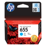 HP INK CARTRIDGE CYAN, HP 655, FOR PRINTERS INK ADVANTAGE 3525, 4615, 4625, 5525