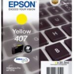 EPSON INK CARTRIDGE CYAN L 407, FOR WF-4745DTWF 1900 PAGES