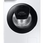 SAMSUNG WASHING MACHINE WW80T, 8KG, 1400RPM, B, SMART WIFI, DIGITAL INVERTER, ECO BUBBLE, BUBBLE SOAK, DRUM CLEAN, ADD WASH, BLACK DOOR, WHITE