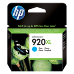 HP INK CARTRIDGE CYAN HIGH YIELD, HP 920XL, FOR PRINTERS OFFICEJET 6000, 6500, 7000, 7500, - 700 PAGES