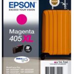 EPSON INK CARTRIDGE MAGENTA 405XL DURABRITE ULTRA INK, 1 x 14.7 ml, 1, 1K PAGES, FOR WF-3820, WF3825, WF-4820, WF-4825, WF-4830, WF-7830, WF-7835, WF-7840