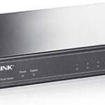 TP-LINK SWITCH 8PORTS, 4 PORTS PoE+ AND 4 PORTS GIGABIT LAN PORTS, 62W, SMART MANAGED, QOS, L2, VLAN, DESKTOP STEEL CASE, UK PLUG