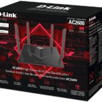 DLINK ROUTER WIRELESS AC 2600 WAVE2 MU-MIMO DUAL BAND (11A/B/G/N/AC), 4 X GIGABIT LAN PORTS, GIGABIT WAN, -VOICE CONTROL, D-LINK WI-FI APP, 1 X 2.0 USB PORT, 1 X 3.0 USB PORT, FOTA, INTERCHANGABLE UK/EU PLUG