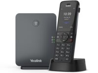 Yealink IP Phone Cordless DECT Base & W78H Handset with Bluetooth & Elegant Design W78P